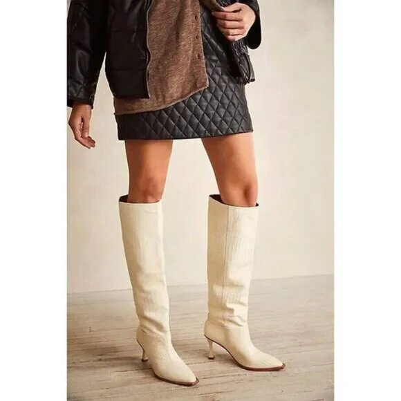 Free People x Vicenza Friday Fever Heel Boots Size EU37 / US 8 - Picture 2 of 15